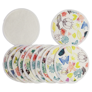 Productos al por mayor de China Almohadilla de leche materna lavable ecológica y almohadilla de sujetador de mama Almohadillas de mama reutilizables <span class=keywords><strong>para</strong></span> mamá - Product Image 1
