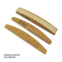 1/5 pièces Outils de manucure : Limes à ongles avec échelle graduée, Planches de ponçage et de polissage pour extensions d'ongles naturels et artificiels, Utilisation en salon et à domicile