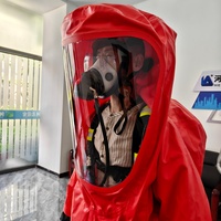Combinaison ignifuge intégrale en néoprène PVC, ventilée, imperméable, anti-acide et anti-alcali, une pièce avec bottes de sécurité