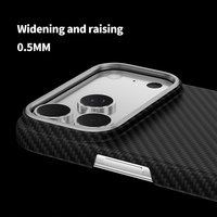 Étui de téléphone magnétique en fibre de carbone de haute qualité, antichoc, pour iPhone 17 Air 17 Pro