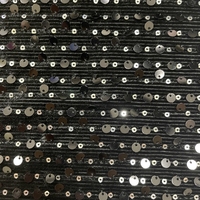 Tissu Jacquard Tricoté 100% Polyester Luxe Rayé Velours Broderie Paillettes Respirant Léger pour Filles et Garçons