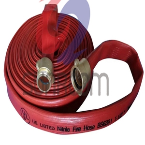 خرطوم تصريف PVC عالي الضغط من إنتريبرايزز، أحمر اللون، 1-1/2 بوصة × 25 قدم، 150 رطل لكل بوصة مربعة، وصلات ذكر وأنثى، مصنوع بالحقن - Product Image 4