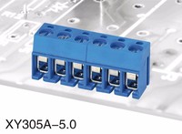 XINLAIYA Bornier à vis pour PCB d'appareils électroménagers 5,0 mm, pince de fixation 300V 15A, connecteurs pour cartes de commande