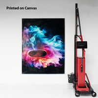 MK02 2025 Nuevo modelo 3D UV Impresora de pared y piso Impresora de papel tapiz de inyección de tinta automática CMYKW de 5 colores