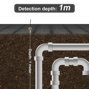 水漏れ検知器センサー 配管漏水検知音響装置 IP55等級 8.4V充電式バッテリー 200-3000Hz周波数用 - Product Image 5