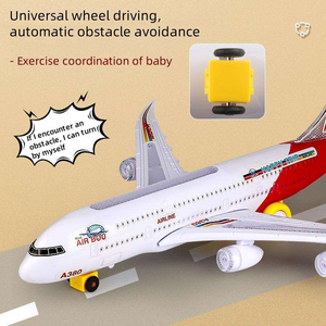 Grand <span class=keywords><strong>avion</strong></span> électrique de 45cm à musique lumineuse colorée universel pour enfants Airbus A380 modèle d'<span class=keywords><strong>avion</strong></span> en plastique - Product Image 3