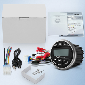 Radio AM FM de <span class=keywords><strong>bateau</strong></span> de récepteur stéréo de jauge <span class=keywords><strong>marine</strong></span> imperméable pour la voiture, le camion, le <span class=keywords><strong>bateau</strong></span>, 4x4, véhicules de PowerSport - Product Image 4