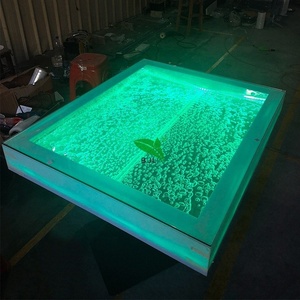 热卖现代夜总会家具玻璃桌面led吧台桌 - Product Image 1
