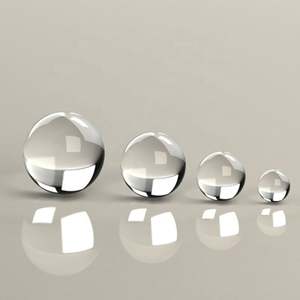Lentille à bille ronde polie en verre optique JGS1 en silice fondue UV BK7 à quartz sur mesure - Product Image 2