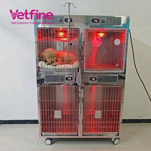 Большая ветеринарная клетка для кошек и собак из нержавеющей стали, для больниц и домашнего использования, люкс-класса, от производителя, хит продаж - Product Image 1