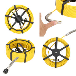 Caméra d'inspection de tuyaux <span class=keywords><strong>10M</strong></span> 13MM, capteur CMOS, vision nocturne, DVR, carte TF 16 Go, <span class=keywords><strong>endoscope</strong></span> industriel pour égouts, moniteur 9 pouces AHD 720P - Product Image 4