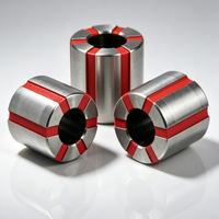 Collet d'expansion en caoutchouc T211, conception à trou traversant, précision de serrage répétée de 0,01 mm, manchon de mandrin de tour hydraulique