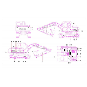 Manuales en PDF de las Excavadoras Sany Más Vendidas |   Especificaciones Originales de Repuestos para Excavadoras Sany - Product Image 6