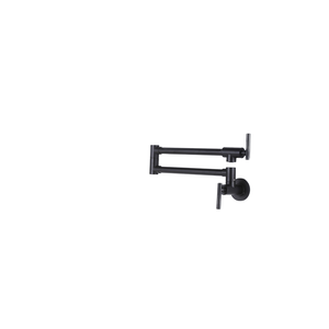Recién lanzado, brazo oscilante DE DOBLE JUNTA, grifo de cocina de montaje en pared, filtro de agua estirable plegable negro, doble latón - Product Image 3