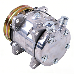 Compresseur de climatisation pour chargeuses compactes, sur chenilles et tout-terrain 3-5T, modèles 246D/259D/279D/289D, 345-4547, SD5H09 12V 2-Groove - Product Image 2