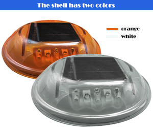 Luz de Señalización Vial Solar LED Amarilla de Alta Intensidad Roadsafe, Diámetro 121*23mm, con Lámina Transparente - Product Image 4