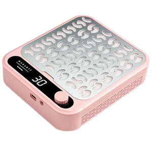 Colector de polvo de uñas profesional <span class=keywords><strong>Makartt</strong></span>, potente succión, pantalla LED rosa, filtro reutilizable de velocidad ajustable para uñas acrílicas - Product Image 1