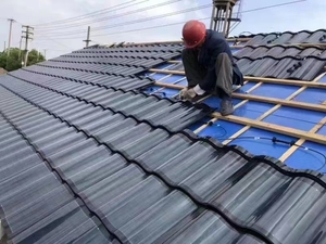 SANGSolar-baldosa de techo Solar de 4,5 kW, equipos de sistema Solar de red, panel BIPV aplicado a villas y apartamentos de alta gama - Product Image 3