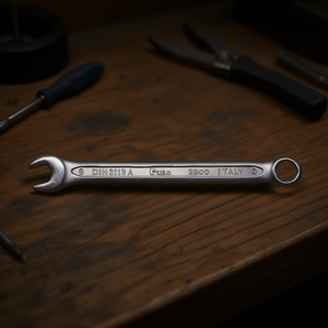 Ttake Combination Wrench 8mm DIN 3113 A Italy Made <b>Open</b> <b>End</b> <b>Spanner</b> Tool - Product Image 3
