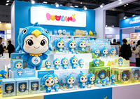 Peluche Mascotte Personnalisée : Adorable Oiseau Bleu en Peluche pour Cadeaux Promotionnels d'Entreprise