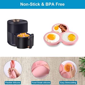 <span class=keywords><strong>Stampo</strong></span> in Silicone per Friggitrice ad Aria, Teglia per <span class=keywords><strong>Muffin</strong></span> a Forma di Piccola Tazza di Carta 4*1.3 Pollici, Piatto da Forno Ecologico - Product Image 4