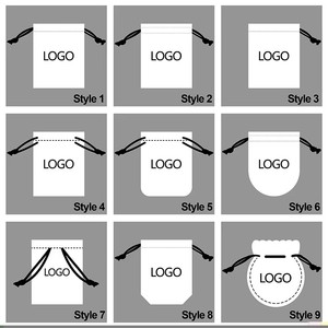 Sac à poussière en toile de coton recyclé, personnalisé, écologique, avec cordon de serrage et logo imprimé, idéal pour les cadeaux promotionnels – Vente en gros usine - Product Image 2