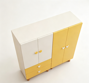 <span class=keywords><strong>Armadio</strong></span> Moderno per Bambini con Cassetti, Mobile in Legno Massello per <span class=keywords><strong>Cameretta</strong></span> e Asilo Nido - Product Image 4