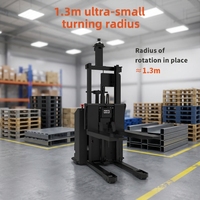 Robot chariot élévateur autonome Reeman 1000 kg avec navigation SLAM, transpalette électrique AGV pour entrepôt