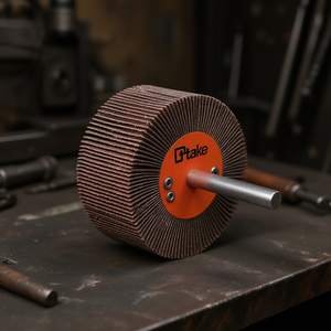 TTAKE Abrasive Cloth Flap <b>Wheel</b> 30x5 Mm 6 Mm Shank 120 Grit <b>Grinding</b> <b>Wheel</b> - Product Image 3