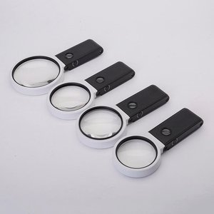 Loupe portative à main avec LED, grossissement 6X 25X, lentille acrylique pour la lecture, la réparation et l'artisanat - Product Image 4