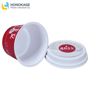 Hộp Đựng Sữa Chua Theo Yêu Cầu IML 100G Hộp Nhựa Sữa Chua Đông Lạnh Hộp Đóng Gói Sữa Chua Có Nắp Muỗng - Product Image 2