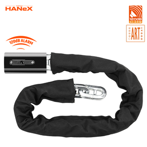<span class=keywords><strong>Antivol</strong></span> pour vélo électrique avec alarme, chaîne de sécurité robuste en acier pour vélo et trottinette électrique - Product Image 3