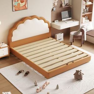 Camas de 1.5m para Niñas o Niños, Camas de Princesa de 1.8m, Muebles de Dormitorio para Bebés, Dormitorio Infantil Nórdico, Cama con Almacenamiento - Product Image 5