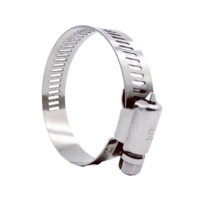 Stainless Steel Galvanized Worm Gear Hose <b>Clamp</b> (W4) Metric - Product Image 4