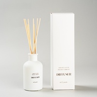 Vente en gros Marque privée de luxe Diffuseur de roseaux d'arôme en cire de soja écologique et bougies parfumées Coffret cadeau de Noël