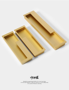JAYA Modern Built-in Handle Sliding <strong>Door</strong> Slotted Clasp Hand Invisible Cabinet Furniture <strong>Door</strong> Handles - Product Image 6
