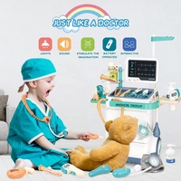 Ensemble de jeu de rôle de médecin pour enfants, avec électrocardiographe, radiographie, station médicale, jouet de simulation, chariot d'outils médicaux, jeux de rôle de petit médecin