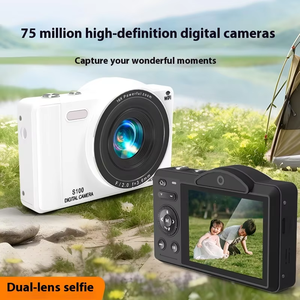 Máy ảnh chụp ảnh kỹ thuật số 2.8 inch 4K HD 1080P 16X 48mp Đèn flash mini Point & Shoot máy ảnh kỹ thuật số nhỏ gọn Cảm biến CMOS - Product Image 5