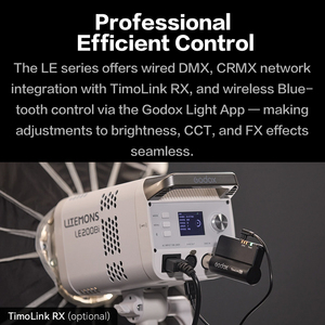 Nuevo Godox LITEMONS LE300Bi luz LED bicolor fotografía COB Luz de vídeo <span class=keywords><strong>vídeos</strong></span> cortos en vivo <span class=keywords><strong>para</strong></span> Cine transmisión en vivo - Product Image 4