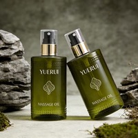 YUERUI Fabricant – Flacon pulvérisateur unique pour huile corporelle, après-shampoing vert pour soins capillaires, 250 ml, bouteilles de luxe en plastique pour shampoing
