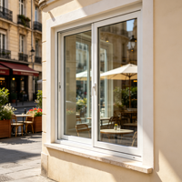 Ventana Corredera de UPVC con Aislamiento Acústico y Eficiencia Energética para Viviendas Residenciales, Resistente a la Intemperie y al Envejecimiento