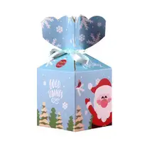 Kotak Kemasan Hadiah Apple Permen Natal Grosir Kotak Kertas Karton Mewah Kecil Lipat