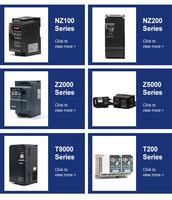 Konverter Frekuensi Inverter AC VFD Motor Vektor Seri NZ200 Fase Tunggal 220V 0.75KW 50/60HZ