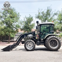 Tracteur agricole FULCORE à roues réglables avec support OEM/ODM, puissant rendement hydraulique pour la culture