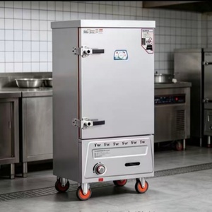 Carro Compacto <span class=keywords><strong>de</strong></span> Vaporización <span class=keywords><strong>de</strong></span> Arroz a Gas <span class=keywords><strong>de</strong></span> 10 Bandejas, Equipo <span class=keywords><strong>de</strong></span> Vaporización <span class=keywords><strong>de</strong></span> Doble Combustible (GLP y Gas Natural) para Tiendas <span class=keywords><strong>de</strong></span> <span class=keywords><strong>Comida</strong></span> Rápida - Product Image 3