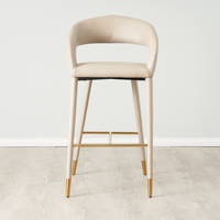 2023 chaises de luxe de hauteur de bar de cuisine nordique tabourets de bar modernes en or
