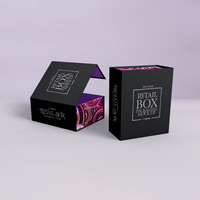 Boîte d'expédition en carton ondulé haut de gamme, écologique, avec logo personnalisé, matériaux recyclés, design pliable, fermeture magnétique, boîtes rigides