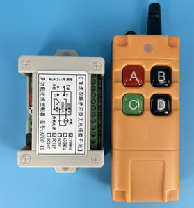 รีโมทอุตสาหกรรม 12V 24V ตัวรับสัญญาณรีโมทคอนโทรล สวิตช์รีโมทคอนโทรล 4 ช่อง ตัวรับสัญญาณ 4 ปุ่ม - Product Image 1