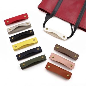 Handbag Handle Wrap Cover with 2 Metal Clasps Soft Purse <b>Strap</b> Pad Bag Handle Protector - Product Image 1