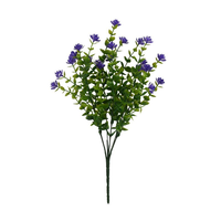 7-takkige Eucalyptus Thee Bloem Kunstbloem Bouquet Huisdecoratie Bloemstukken 35cm Binnen Buiten
